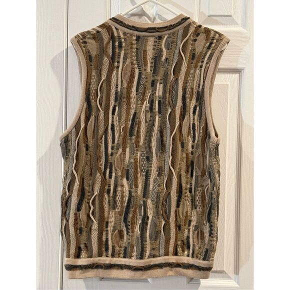 Purely Australian Clothing Co. 100% Pure New Wool Coogi Style Vest Men's Large - Picture 11 of 13